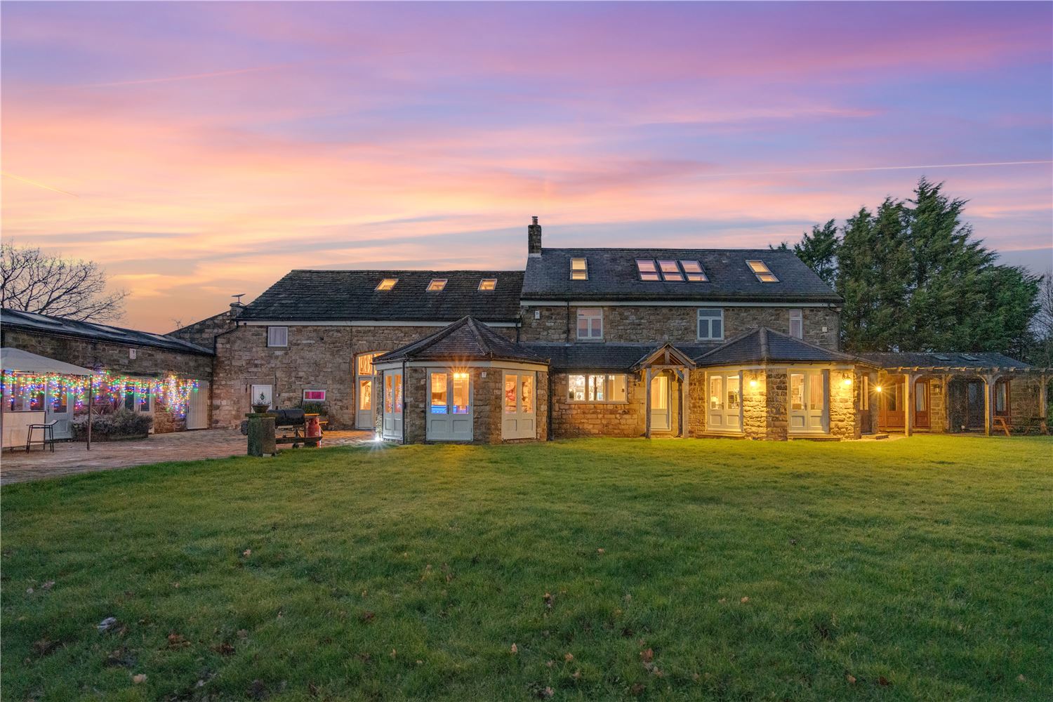 exterior of the garden at Harrogate House retreat